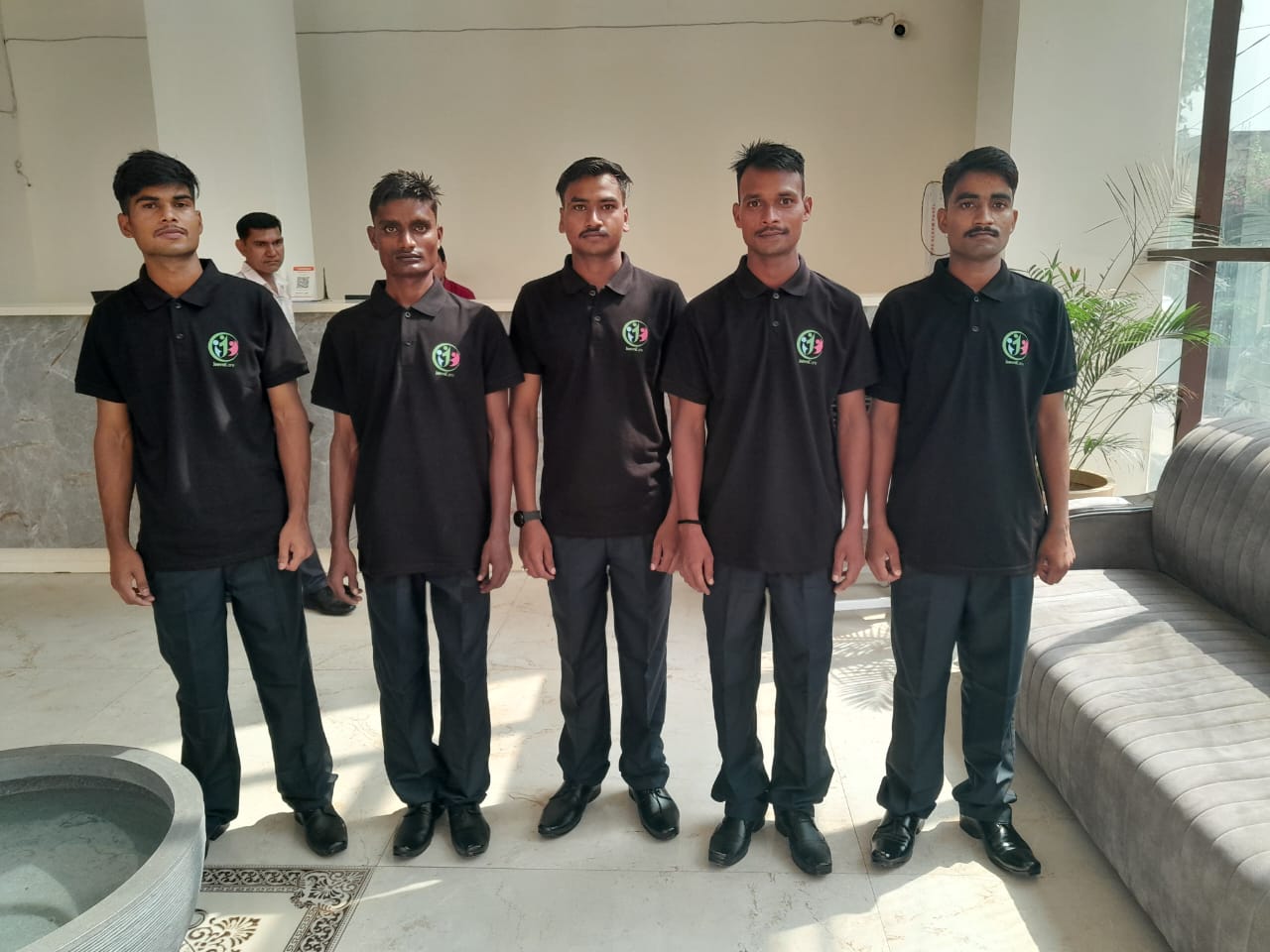 Jeevni Care General Manager briefing staff on professional cleaning standards